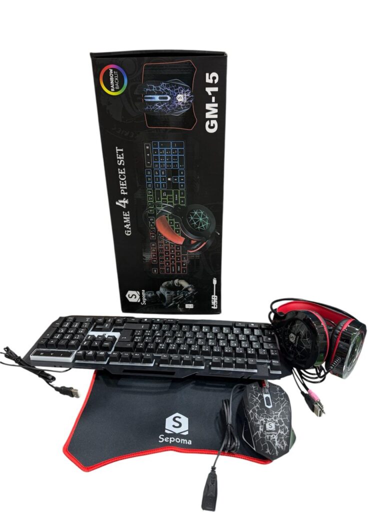 Pack Gaming 4 en 1 Sepoma GM-15