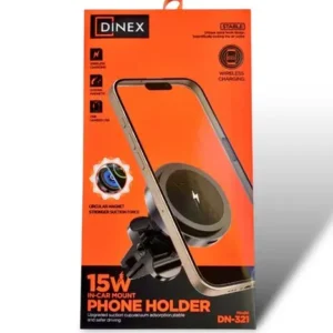 Support Voiture DINEX DN-321 – Chargeur Sans Fil 15W