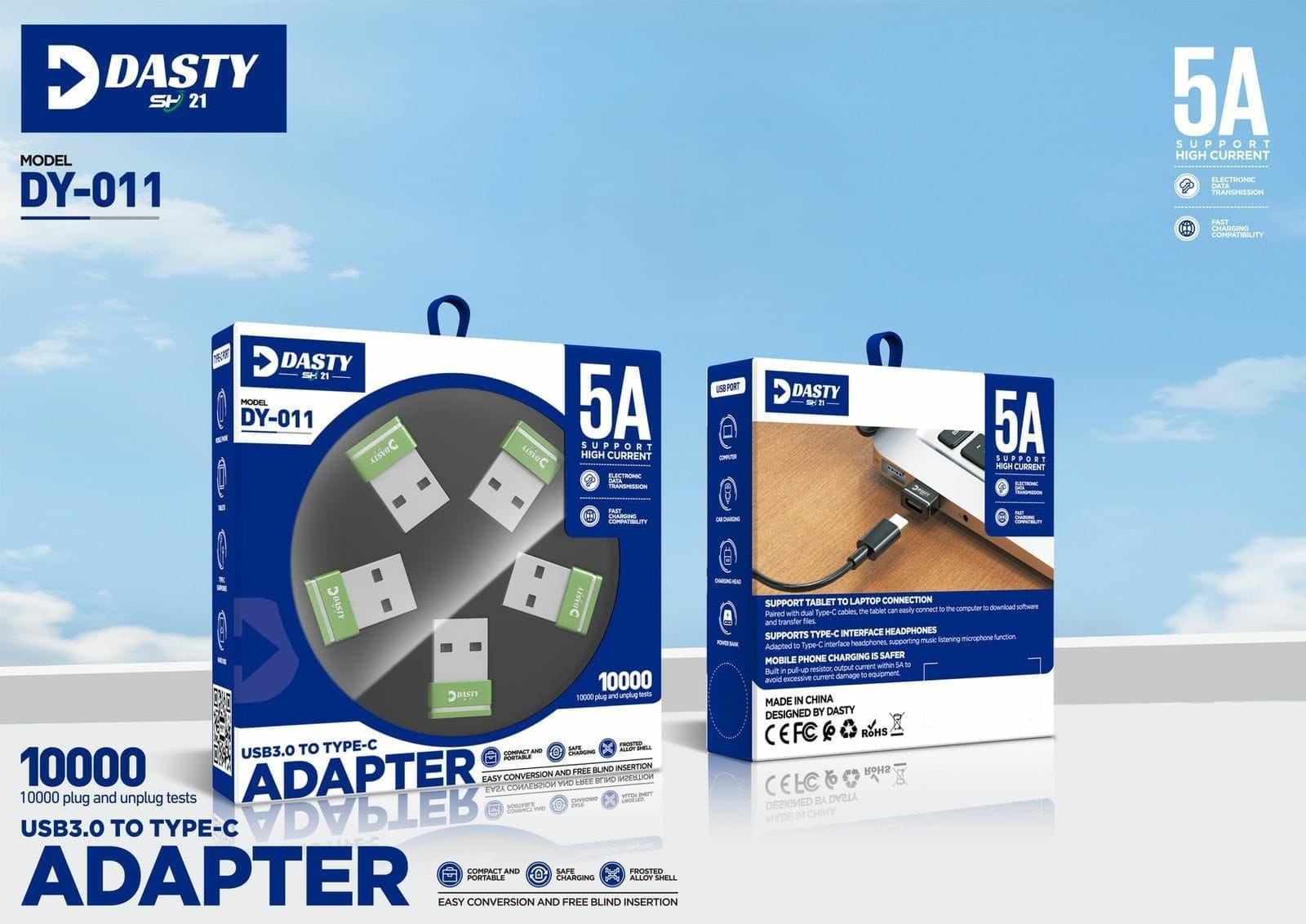 Adaptateur DASTY DY-011 – USB 3.0 vers Type-C