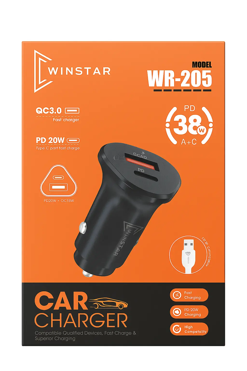 WINSTAR WR-205 chargeur de voiture